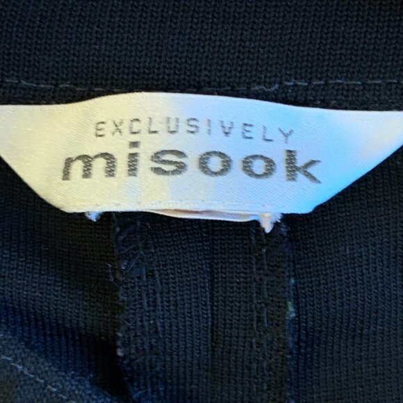 Exclusively Misook Pull On Pants S/M Black #118G - Picture 8 of 8